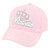 Princess Crown Ladies Women Glitter Dots Velcro Fashion Novelty Pink Hat Cap
