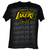 NBA Licensed UNK Los Angeles Lakers Patterned Tshirt Tee Black Basketball Shirt