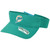 NFL Miami Dolphins Reebok Official Youth Adjustable Velcro Logo Green Visor Hat