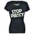 Bacardi Oakheart Stop Piracy Vneck Women Ladies Tshirt Superior Rum Tee