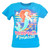 Official Disney Little Mermaid Tropical Sea Princess Youth Girls Tshirt Tee