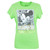 Official Disney Minnie Mouse Most Wanted Junior Girls Green Tshirt Tee