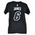 NBA Adidas Miami Heat LeBron King James 6 MVP Crackle Black Tshirt Tee Medium