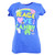 Tootsie Roll Peace Love Candy Authentic Funny Nerd Graphic Blue Tshirt Tee Large