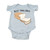 Best Thing Since Bread Authentic Spencers Funny Fashion Baby Body Suit Grey 6M