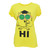 Mr.Owl Hi Tootsie Pop Lollipop Candy Women X-Large Bright Ladies Shirt Tshirt