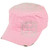 Iron Cross Rhinestone Gems Military Distressed Velcro Fashion Womens Hat Pink 