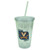 NCAA Virginia Cavaliers Tumbler Cup Straw Lid 16oz Water Plastic Sip N Go Clear