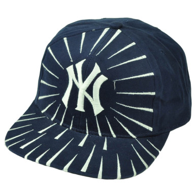 MLB New York Yankees Snapback Flat Bill Drew Pearson Old School Vintage Hat  Cap