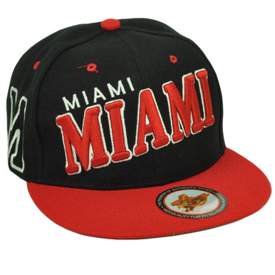 Miami Marlins Snap It Back Black/Orange Adjustable Snapback