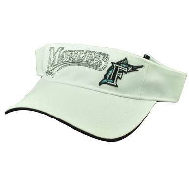 MLB Florida Marlins Miami Baseball Logo Cotton Sun Tennis Visor