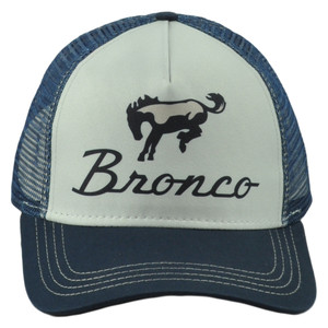 Ford Bronco Logo Trucks Tucker Mesh Snapback Adults Men Curved Bill Hat Cap