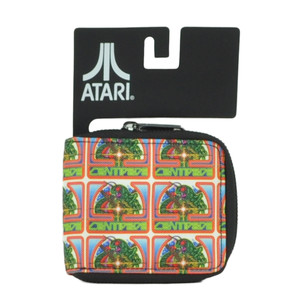 Difuzed Atari Centipede Arcade Video Game Wallet Bifold Black Adults Unisex