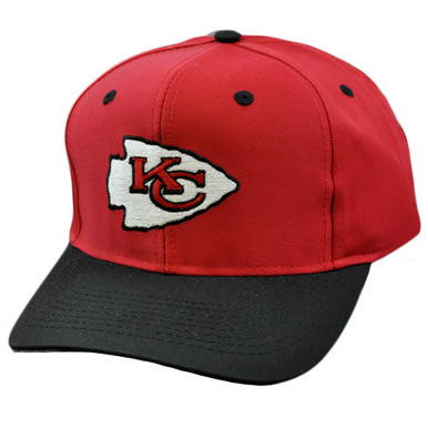 Vintage Eastport Red Kansas City Chiefs Logo Graphic Snapback Cap