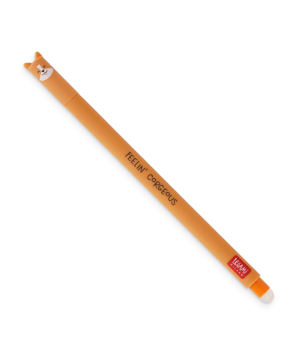 Erasable Pen Corgi Black Ink Display of 30