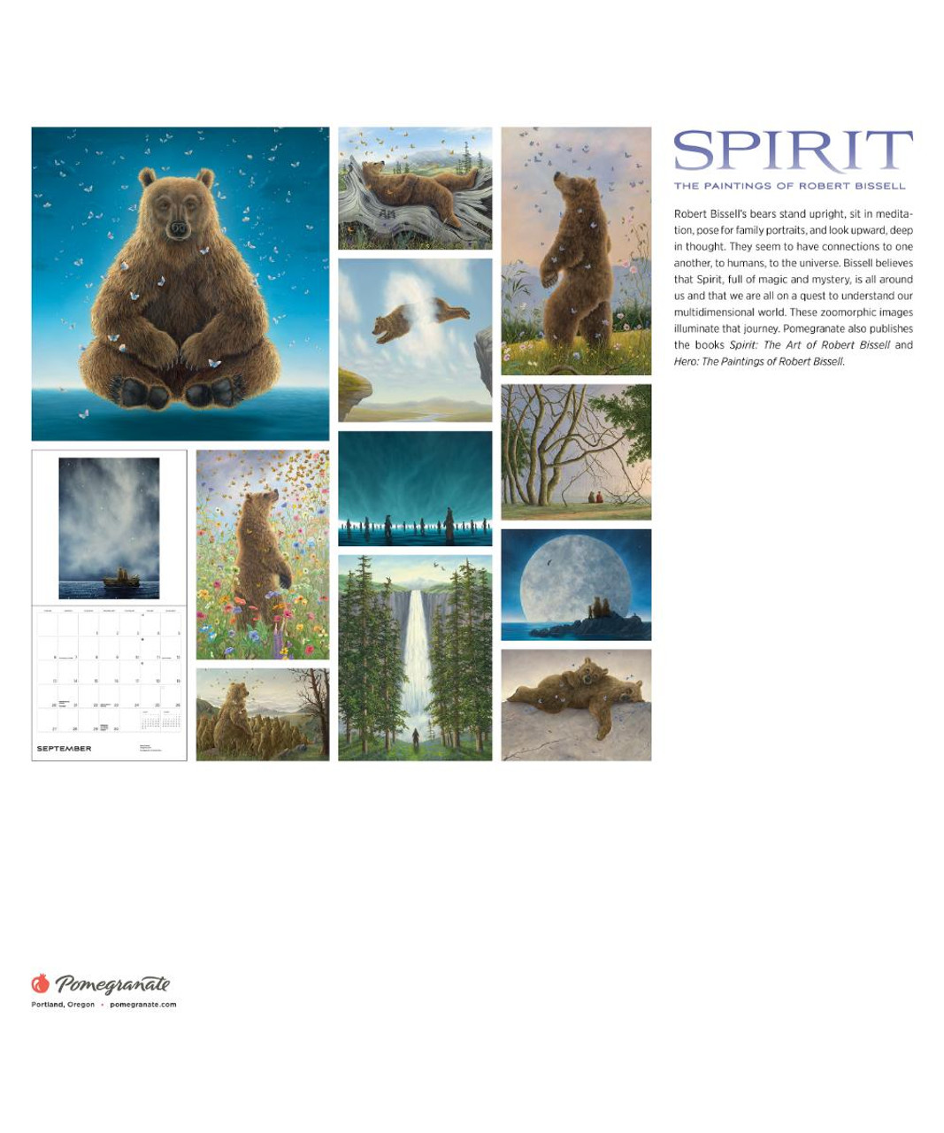 Spirit The Paintings of Robert Bissell 2026 Wall Calendar