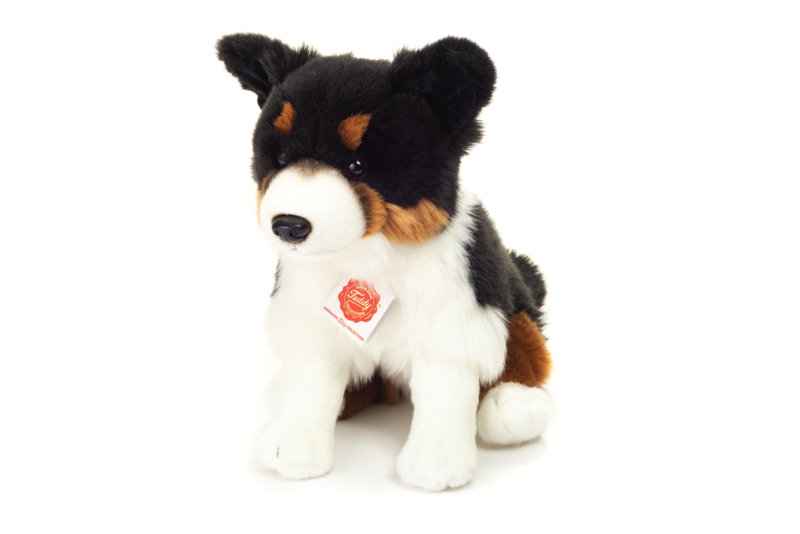 Hermann Teddy Tri-color Border Collie sitting 30 cm - Pen Paper Gift