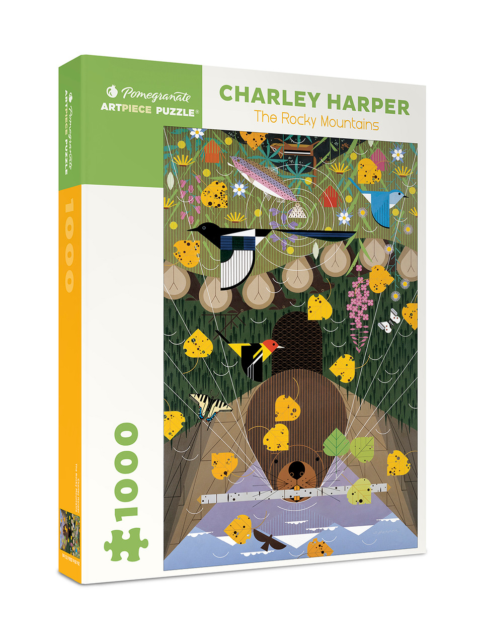 Charley Harper Sierra Range 1000 Piece Jigsaw Puzzle