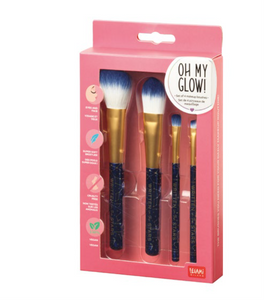 OH MY GLOW! - SET OF 4 MAKEUP BRUSHES - STARS