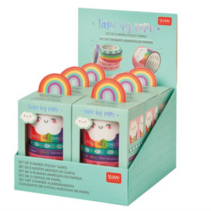 TAPE BY TAPE - RAINBOW - DISPLAY 6 PCS