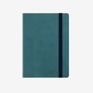 MY NOTEBOOK - SMALL PLAIN PETROL BLUE