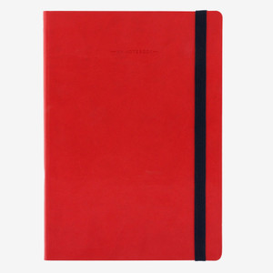 MY NOTEBOOK - LARGE PLAIN RED