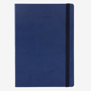 MY NOTEBOOK - LARGE PLAIN BLUE