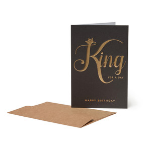 LARGE GREETING CARD - GREETING CARD - KING - KING