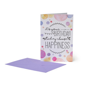 LARGE GREETING CARD - GREETING CARD - HAPPINESS - HAPPINESS