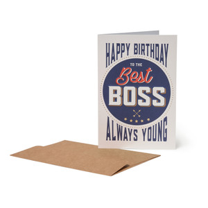 LARGE GREETING CARD - GREETING CARD - BOSS