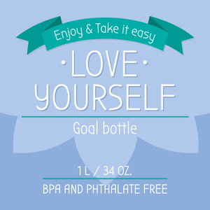 GOAL BOTTLE - LOVE YOURSELF - SUNRISE VIBES