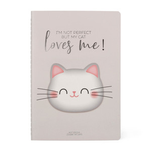 QUADERNO - MEDIUM LINED NOTEBOOK - KITTY