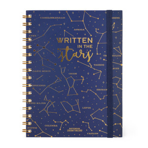 SPIRAL NOTEBOOKS - LARGE LINED - STARS