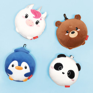 TRAVEL PILLOW WITH SLEEP MASK - MY TRAVEL BUDDY - PENGUIN
