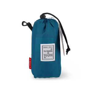 FOLDABLE BACKPACK - PETROL BLUE