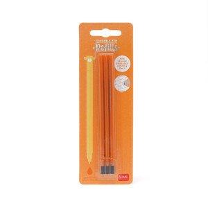 3 PCS  ERASABLE PEN REFILLS - ERASABLE PEN REFILLS - ORANGE