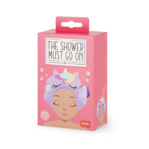 SHOWER CAP - THE SHOWER MUST GO ON - UNICORN