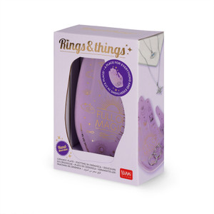 CERAMIC PLATE - RINGS & THINGS - MAGIC
