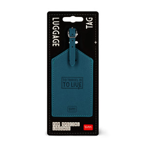 LUGGAGE TAG - PETROL BLUE