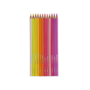 Live Colourfully - Set of 12 Colouring Pencils - Sunset Pallette