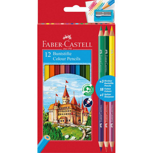 Faber-Castell Colour Ecopencils 12+3 Biocolour