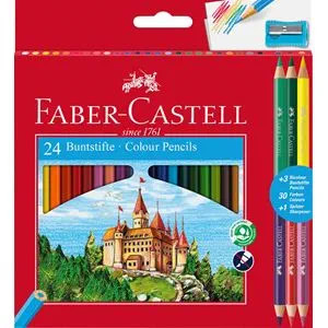 Faber-Castell Colour Ecopencils  24+3 biocolour