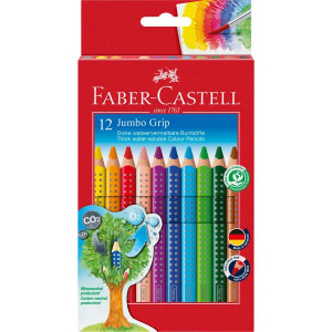 Faber-Castell Colour Pencil Jumbo Grip - Pack of 12