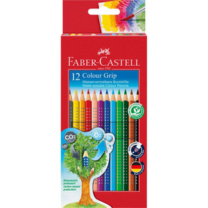 Faber-Castell Colour Pencil Colour Grip - Pack of 12