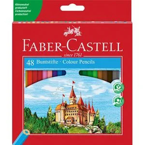 Faber-Castell Colour pencil hexagonal - Pack of 48