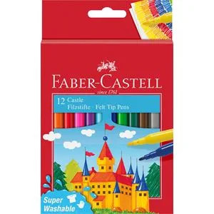 Faber-Castell Fibre-tip pens - Pack of 12