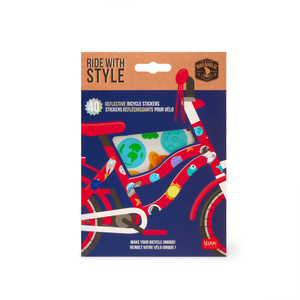 REFLECTIVE BICYCLE STICKERS - RIDE WITH STYLE - SPACE