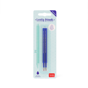 2 REFILLS GEL PEN L. FRIENDS - LOVELY FRIENDS REFILL SET - BLUE