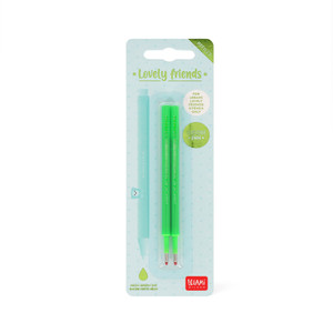 2 REFILLS GEL PEN L. FRIENDS - LOVELY FRIENDS REFILL SET - NEON GREEN