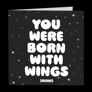 389 card - you were born with wings (ea)